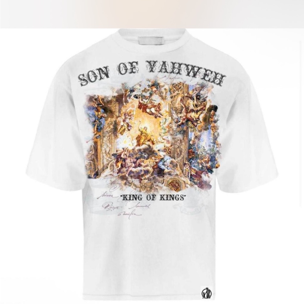 Kids White 'Son of Yahweh' Graphic T-Shirt